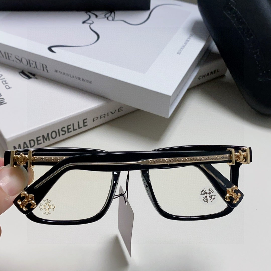Chrome Hearts Contrast Cross Sunglasses