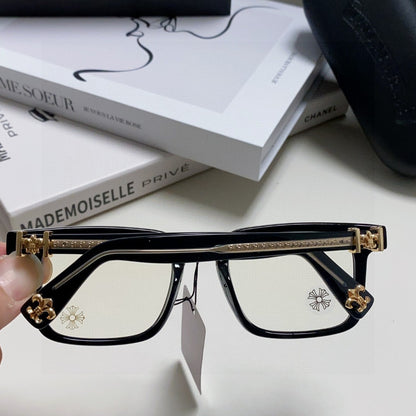 Chrome Hearts Contrast Cross Sunglasses