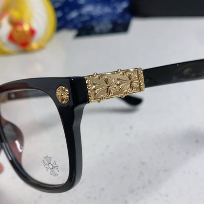 Chrome Hearts Two-Tone Cross Sunglasses