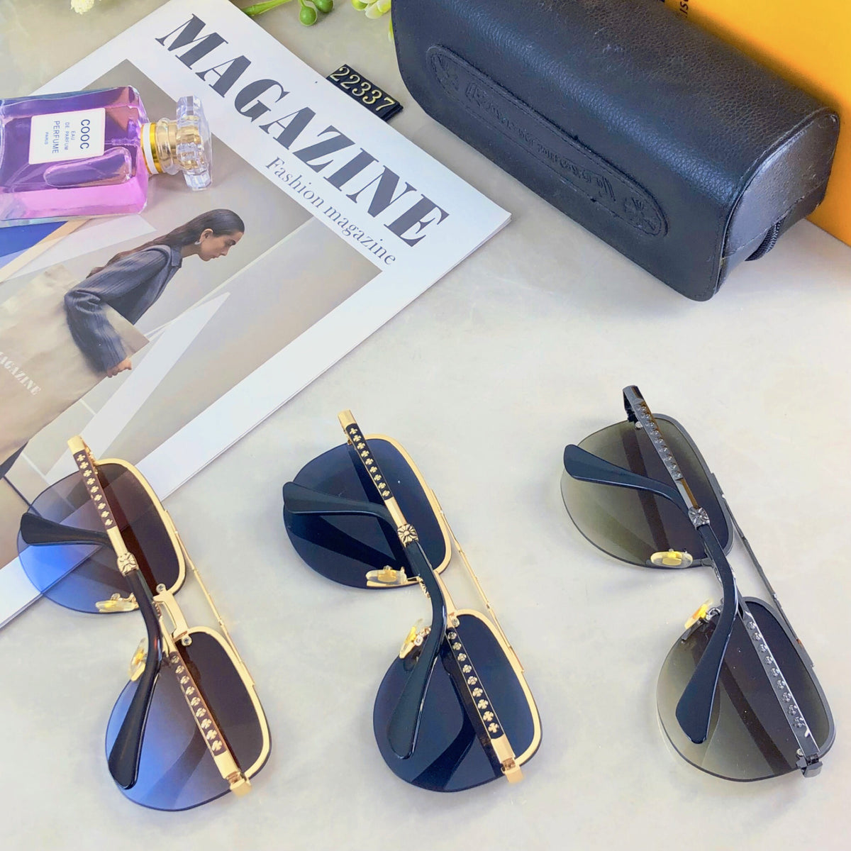Chrome Hearts Tinted Cross Sunglasses
