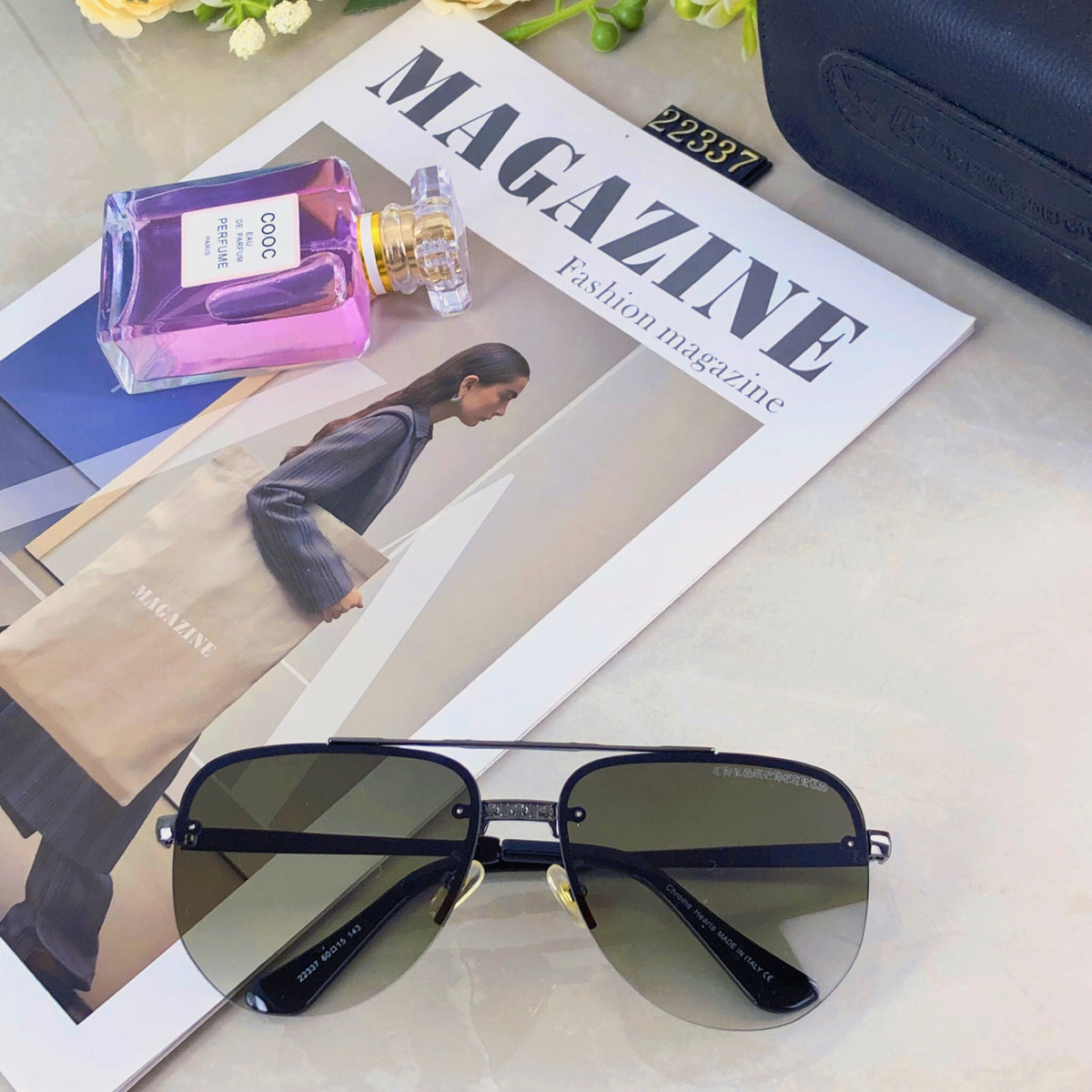 Chrome Hearts Tinted Cross Sunglasses