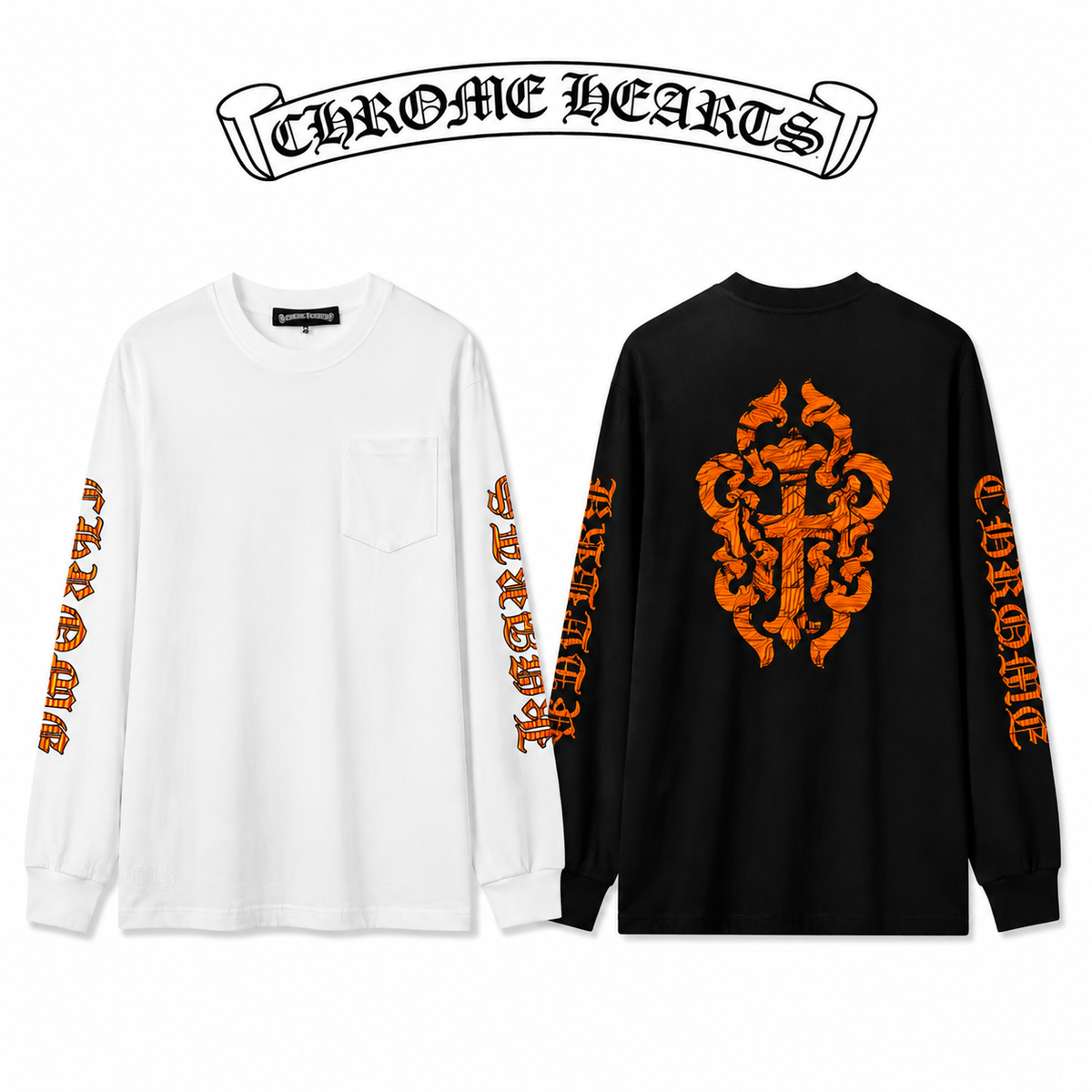 Chrome Hearts クロムハーツ 26SS 春夏新作 ユニセックス オーバーサイズ コットン100% 長袖Tシャツ