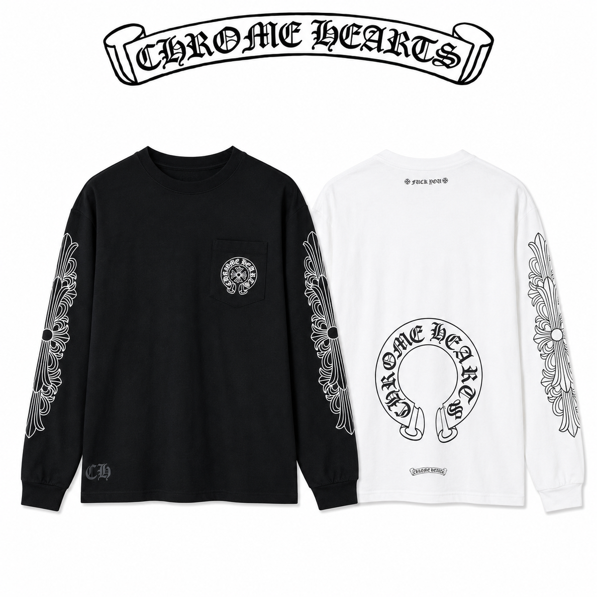 CHROME HEARTS 長袖Tシャツ  ユニセックス