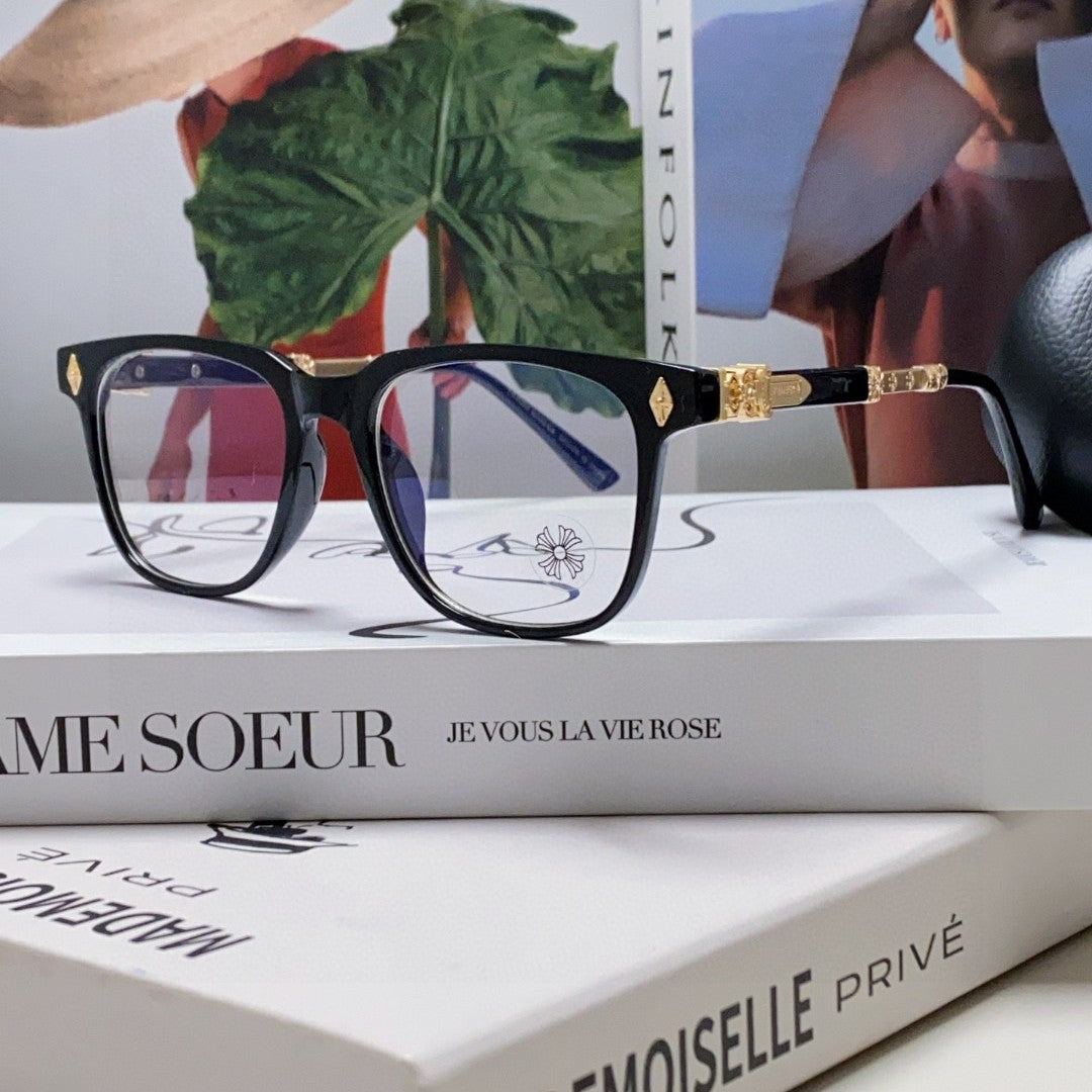 Chrome Hearts Oversized Blue Light Glasses
