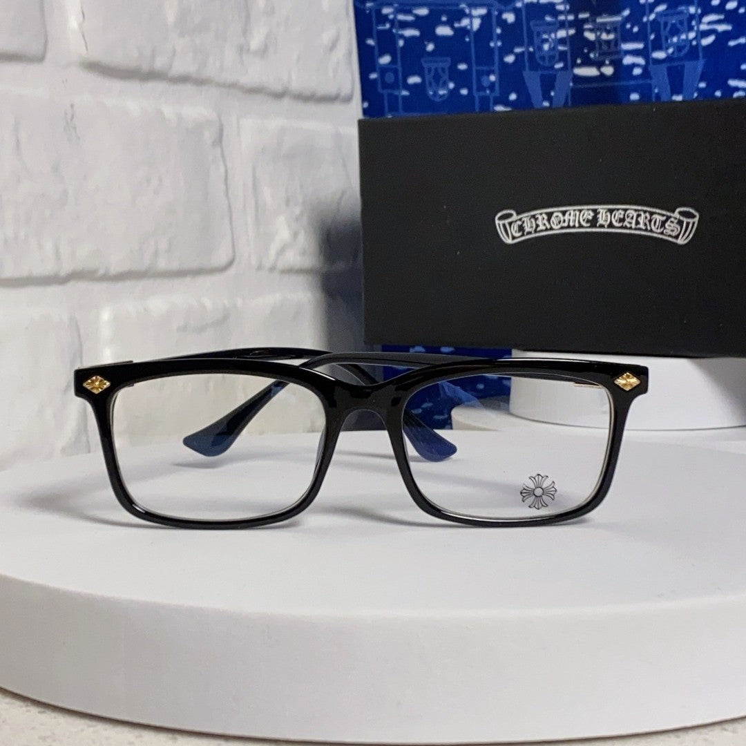 Chrome Hearts Black & Gold Optical Glasses