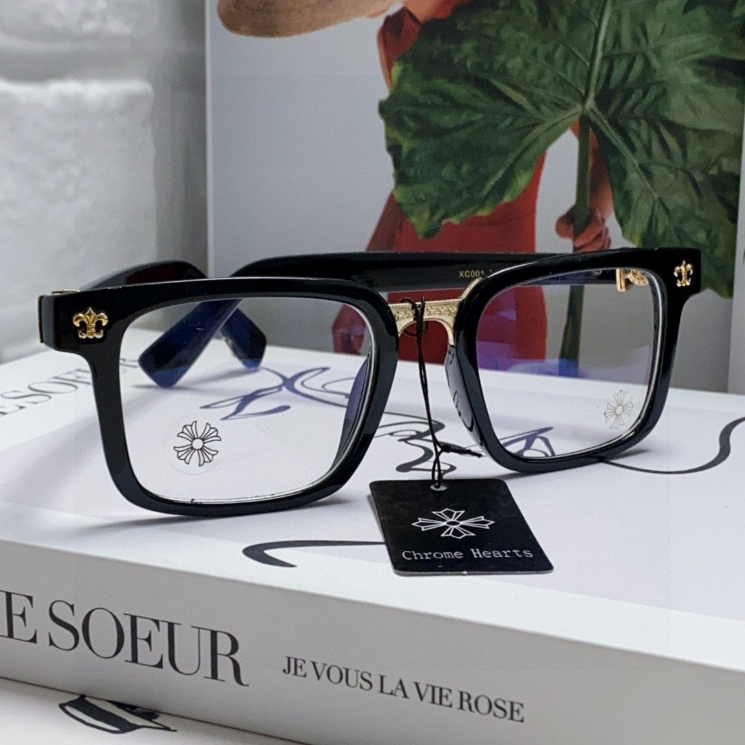 Chrome Hearts Retro Square Glasses