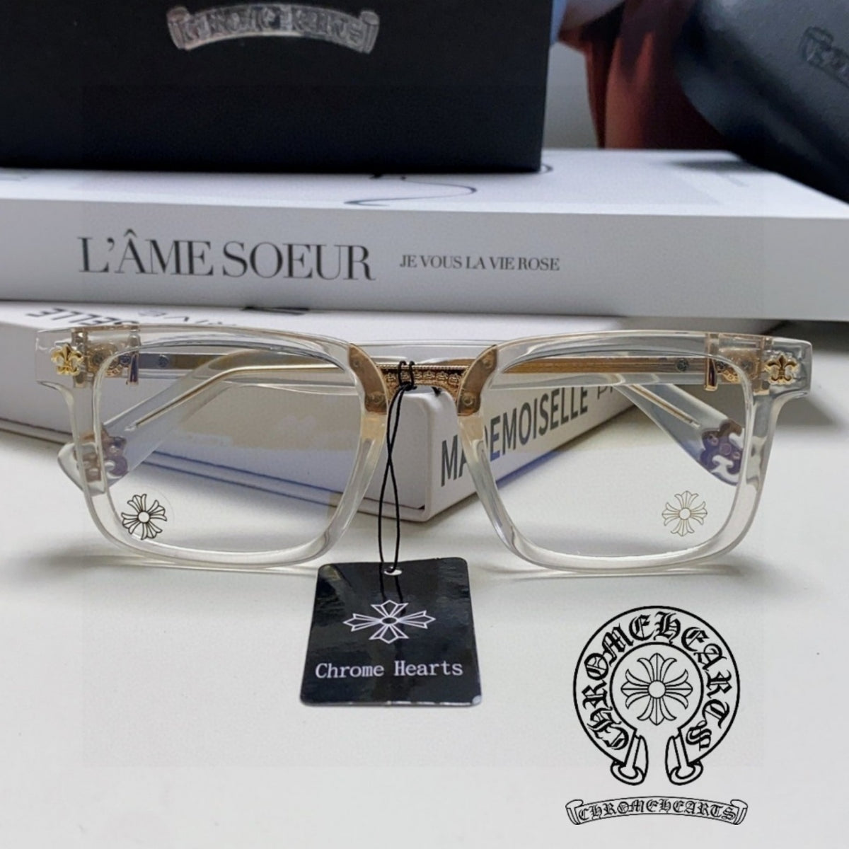 Chrome Hearts Vintage Rectangle Glasses