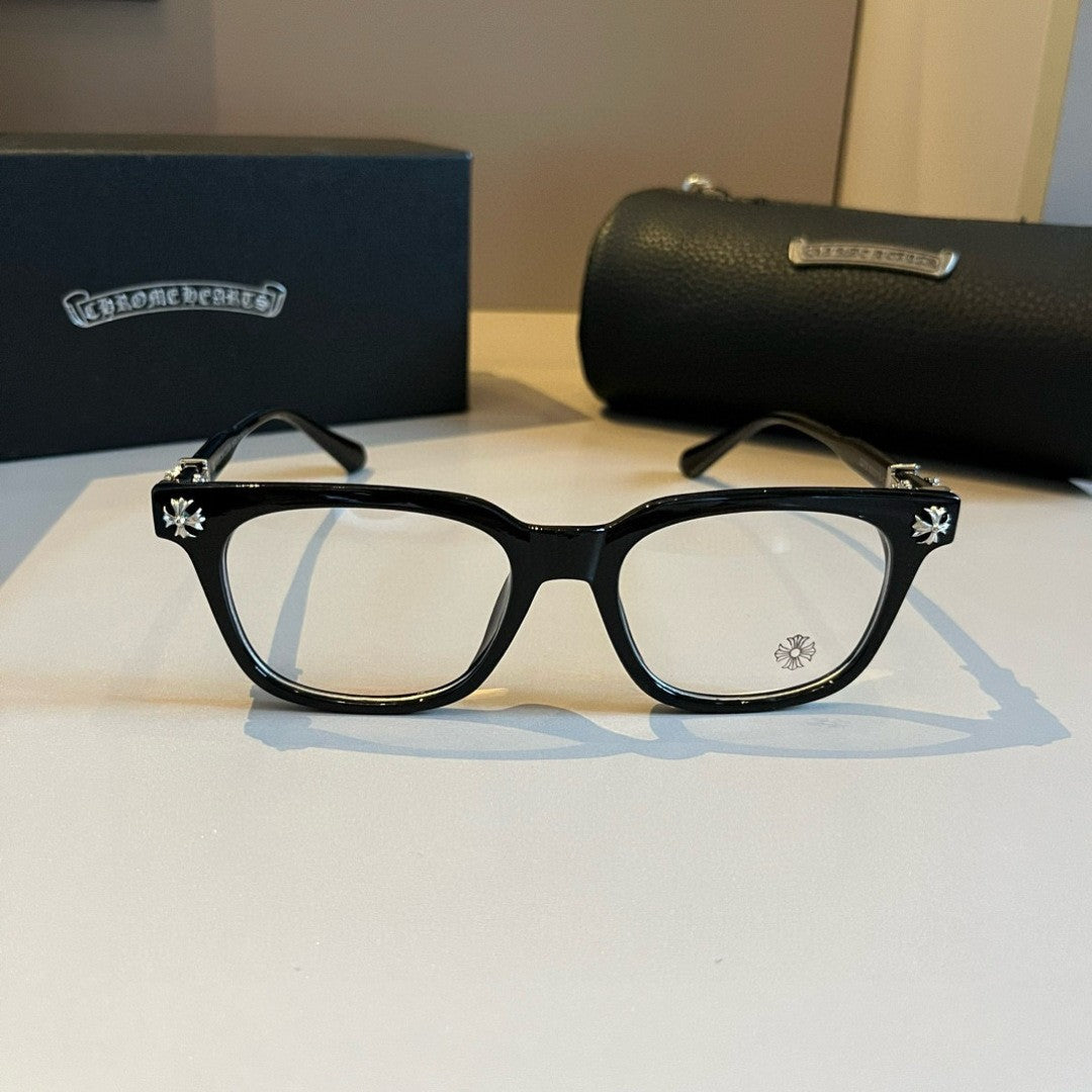 Chrome Hearts Slim Black Optical Glasses