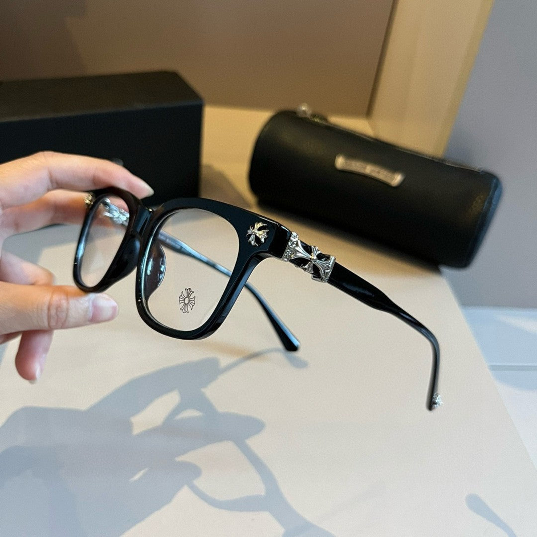 Chrome Hearts Slim Black Optical Glasses