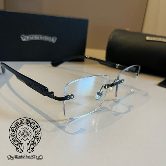 Chrome Hearts Clear & Black Optical Glasses