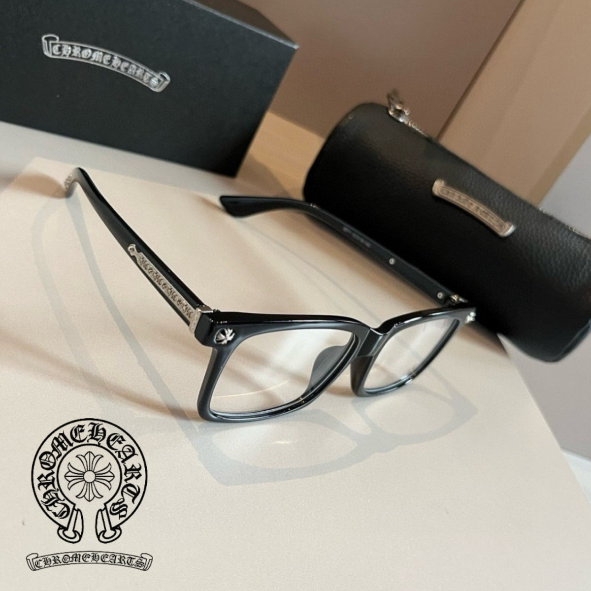 Chrome Hearts Classic Black Optical Glasses