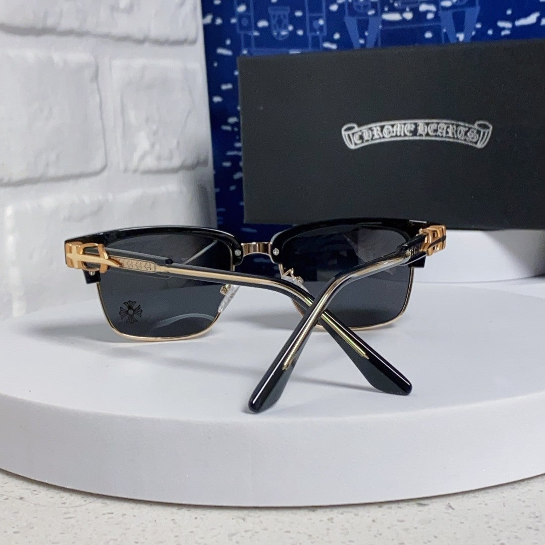 Chrome Hearts Handmade Browline Glasses