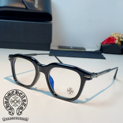 Chrome Hearts Retro Black Square Glasses