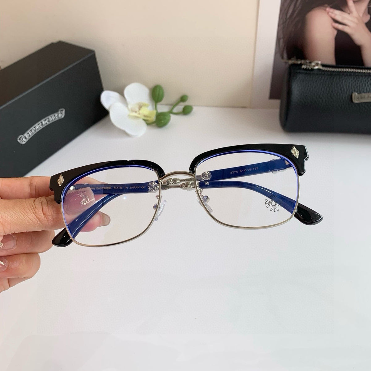 Chrome Hearts Square Optical Glasses
