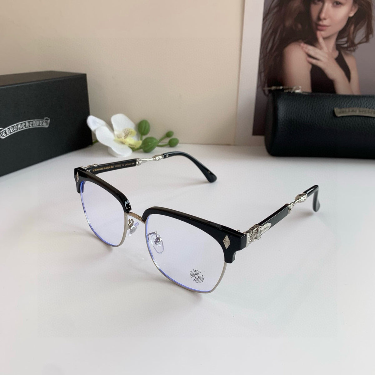 Chrome Hearts Square Optical Glasses