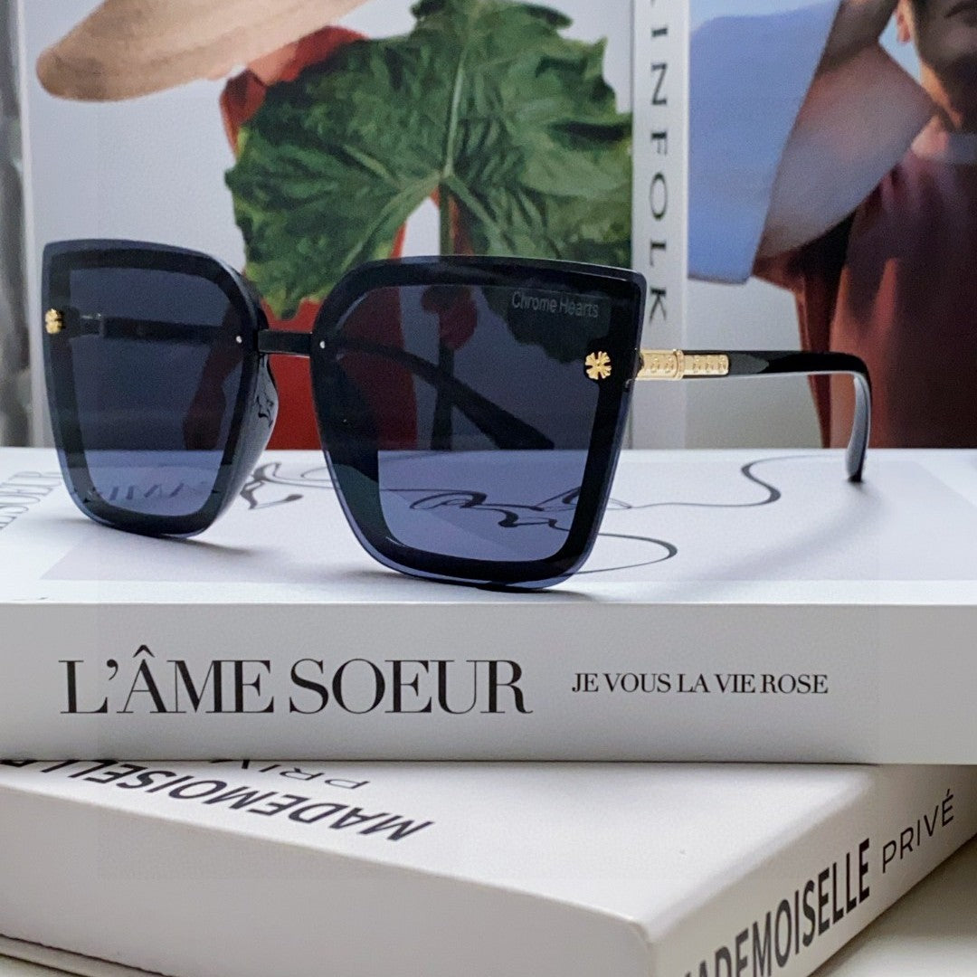 Chrome Hearts Oversized Polarized Sunglasses
