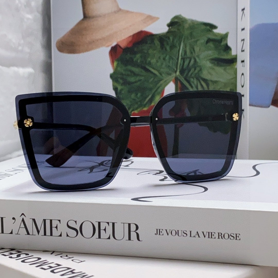 Chrome Hearts Oversized Polarized Sunglasses