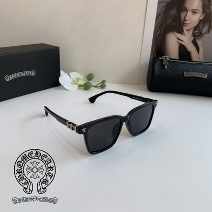 Chrome Hearts Square Black Sunglasses