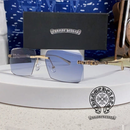 Chrome Hearts Rimless Gradient Sunglasses