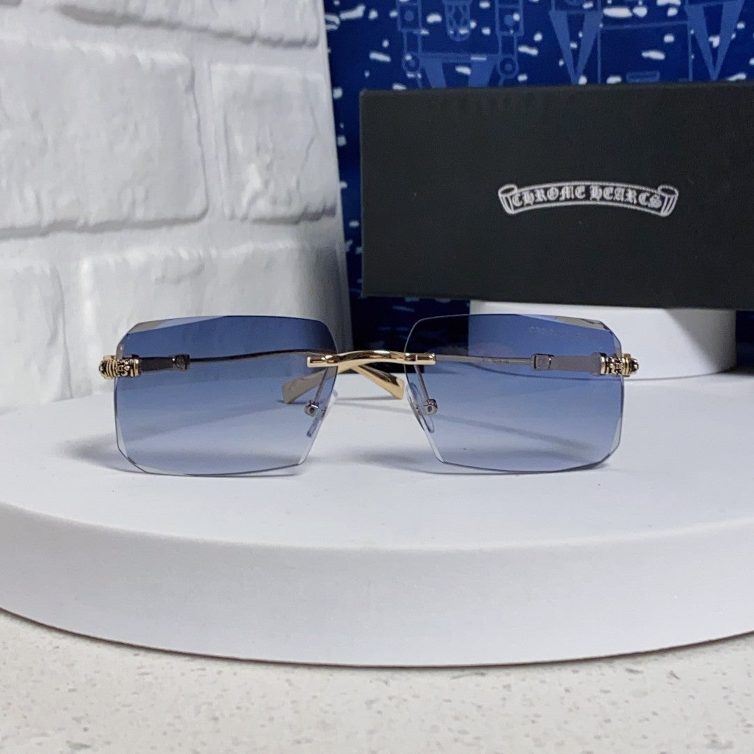 Chrome Hearts Rimless Gradient Sunglasses