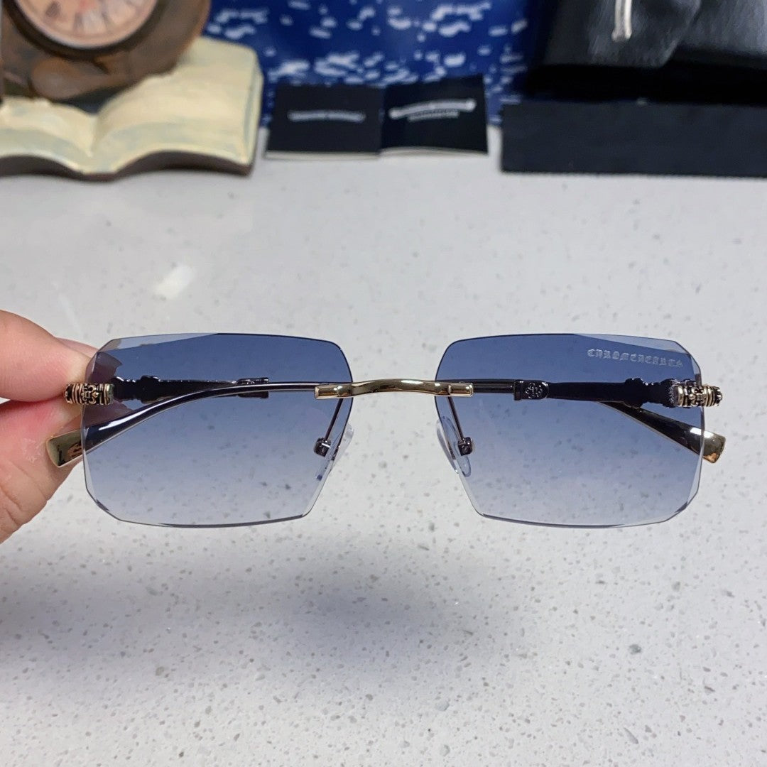 Chrome Hearts Rimless Gradient Sunglasses